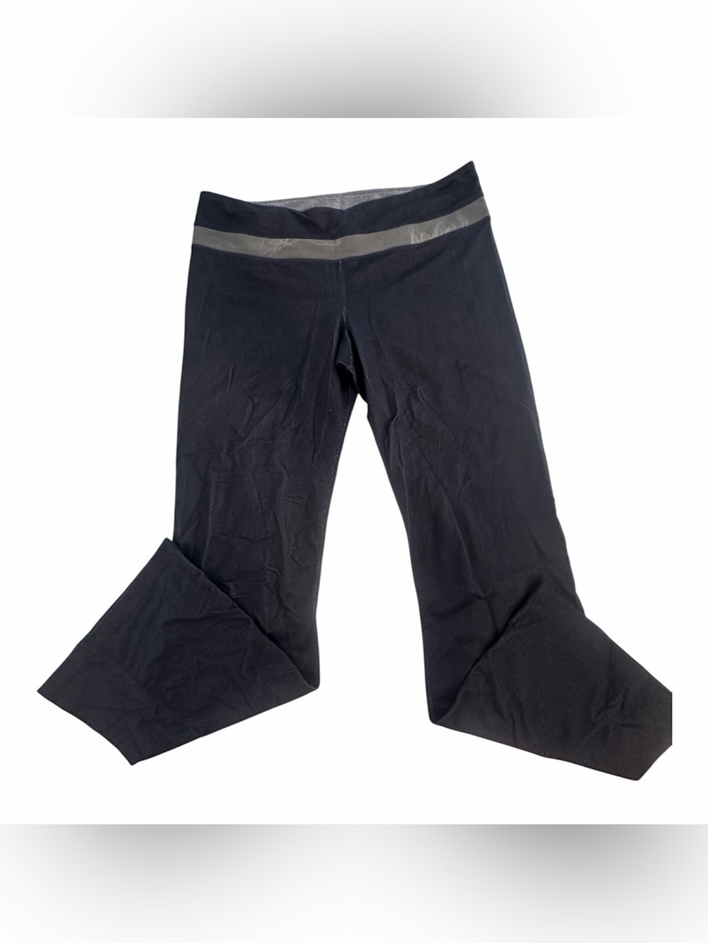 lululemon athletica Black and White Heathered Leggings (Size 12 Tall)